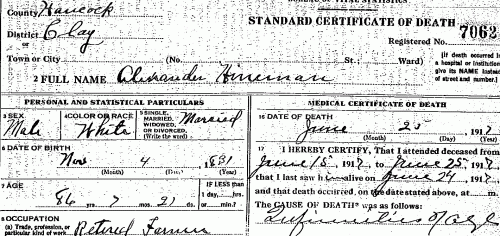West Virginia Death Record -cropped